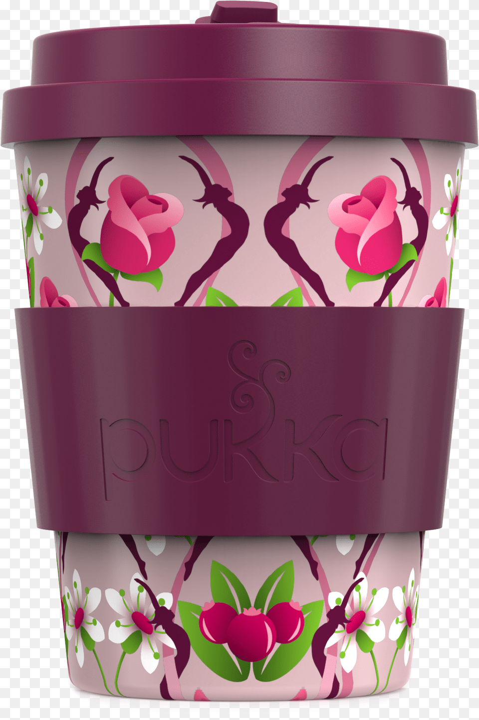 Image Of Womankind Bamboo Cup Bamboo Mug Pukka, Jar, Flower, Plant, Rose Free Png Download