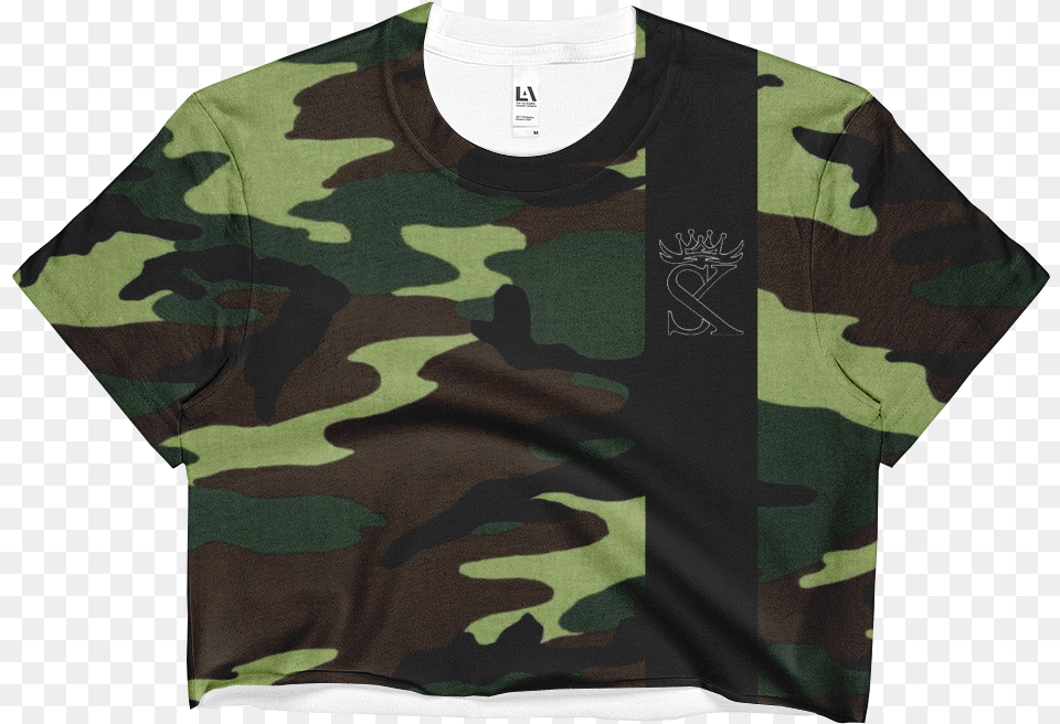 Image Of Women39s Crop Top Military Camouflage, Military Uniform, Adult, Male, Man Free Transparent Png