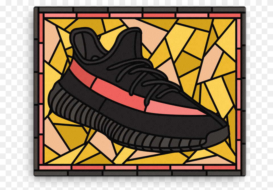 Image Of Yeezy Boost 350 Grail Clipart Download, Art, Clothing, Footwear, Shoe Png
