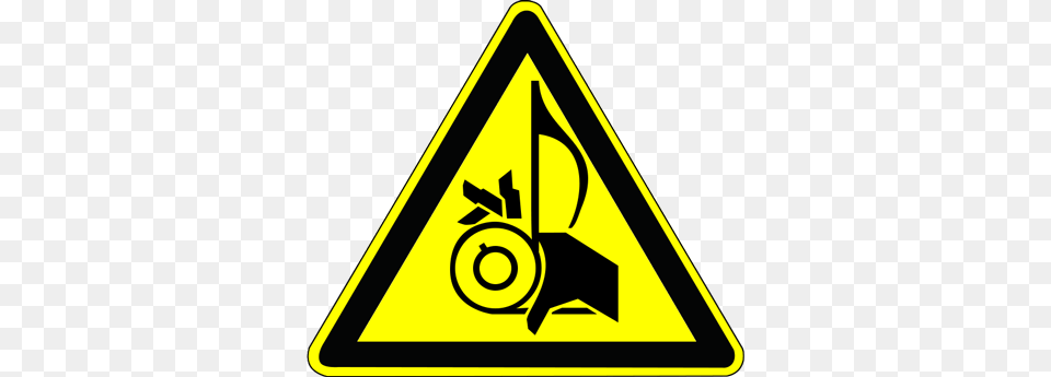 Image Of Yield Sign With Iconic Representation Of Musical Explosion Sign Clipart, Symbol, Road Sign Png