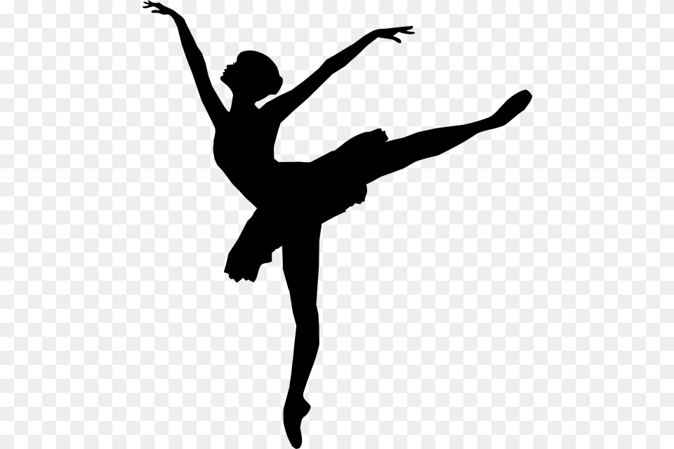 Image On Pixabay Bailarina De Ballet Dibujo, Gray Free Png