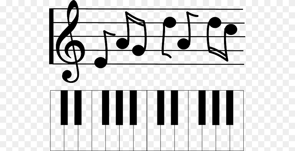 Image On Pixabay Piano Notes Treble Piano Note De Musique, Text Png