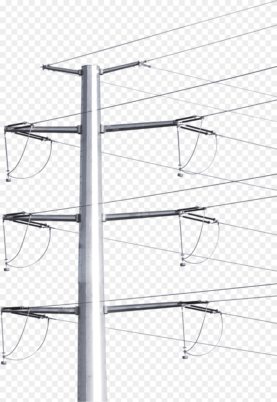 Image Overhead Power Line, Utility Pole, Cable, Power Lines, Electric Transmission Tower Png