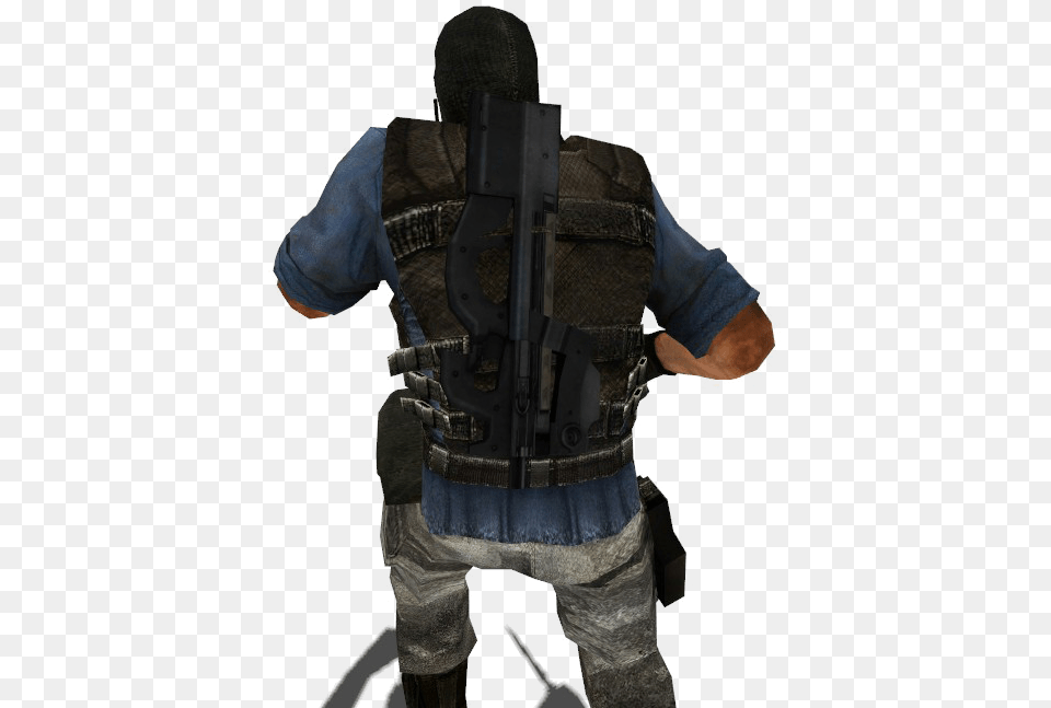 Image P P90 Holster Css Counter Strike Wiki, Vest, Clothing, Lifejacket, Adult Png