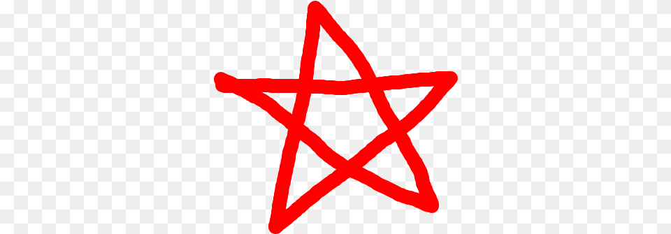 Image Painted By Matthias Estrella De 5 Puntas Diabolica, Star Symbol, Symbol, Cross Png