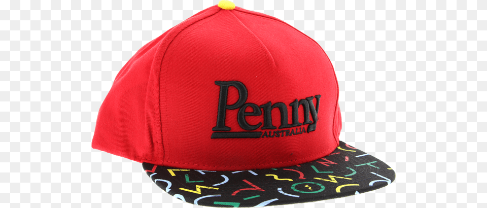 Penny Logo Cap Adj Bel Air Rd Bk Rasta Astpc, Baseball Cap, Clothing, Hat Png Image