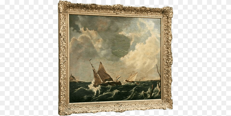Image Picture Frame, Art, Painting, Boat, Transportation Png