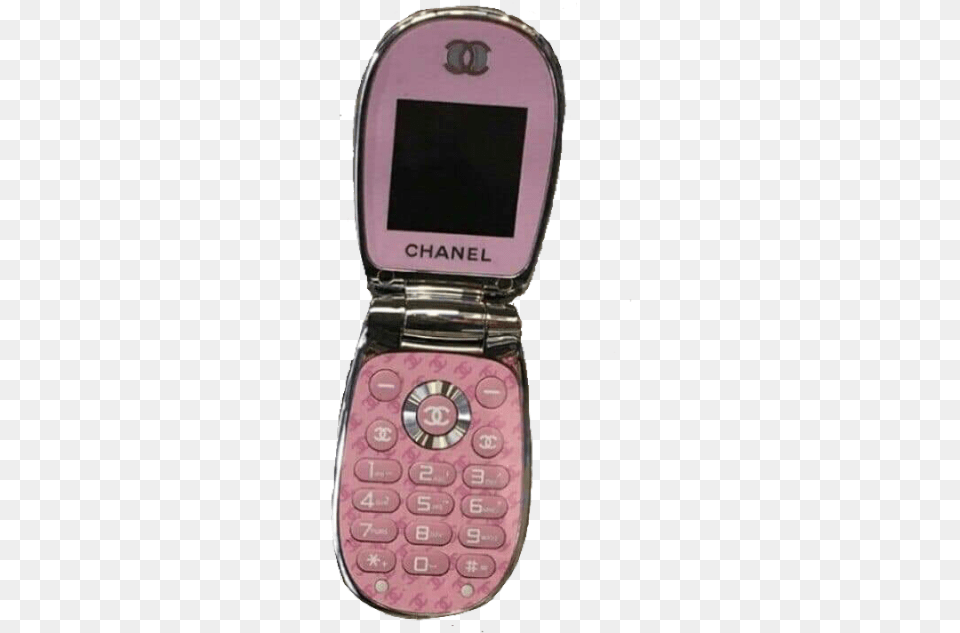 Image Pink Flip Phone Girl, Electronics, Mobile Phone, Texting Free Png Download