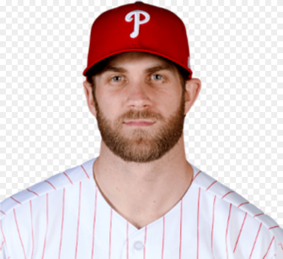 Image Placeholder Title Bryce Harper Headshot, Baseball Cap, Cap, Clothing, Person Free Png Download