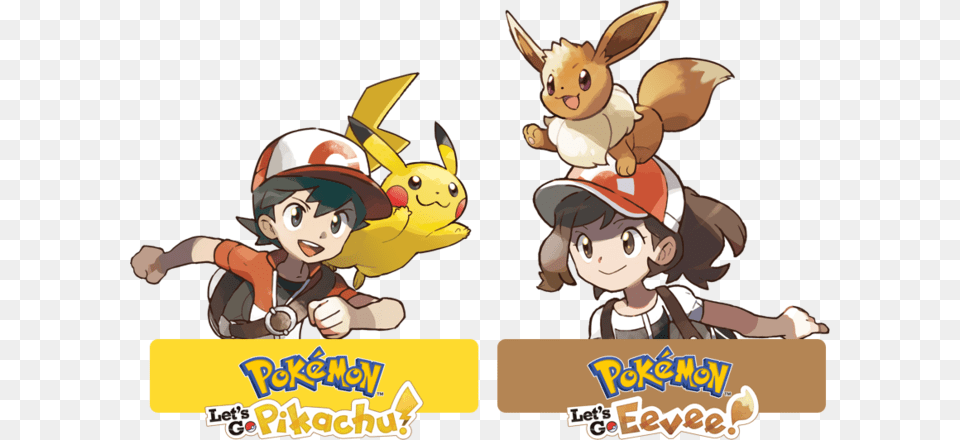 Image Pokemon Lets Go Pikachu Trainer, Book, Comics, Publication, Baby Free Transparent Png