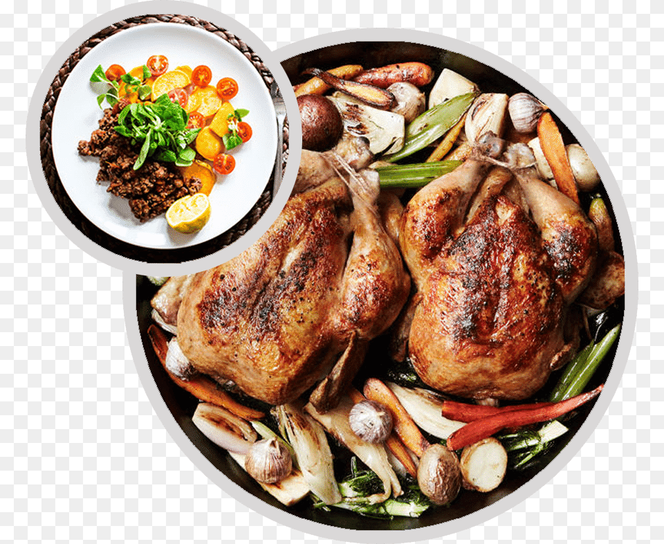 Image Professional Gourmet Food Photography Chicken, Dinner, Food Presentation, Meal, Roast Png