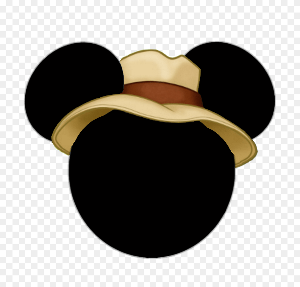 Image Result For Animal Print Mouse Ear Clip Art Disney, Clothing, Hat, Sun Hat, Cowboy Hat Png