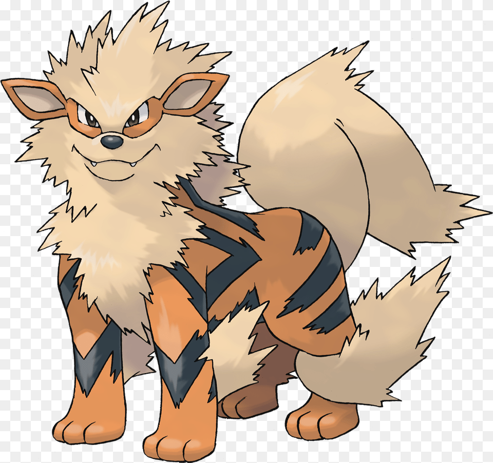 Result For Arcanine Pokemon Growlithe Evolution, Person, Baby, Publication, Book Png Image