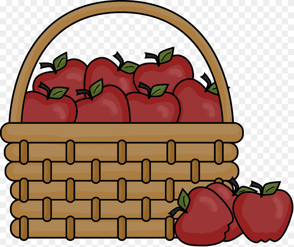 Image Result For Basket Clipart Apple And Pumpkin Painted Rocks, Bulldozer, Food, Machine, Produce Png