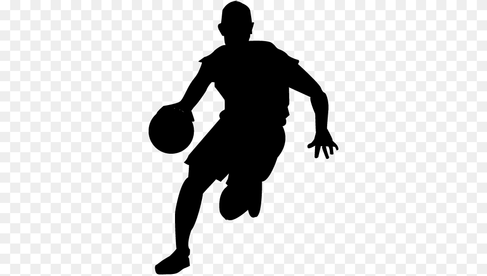 Image Result For Basketball Silhouettes For Little Boys, Silhouette, Adult, Person, Man Free Transparent Png