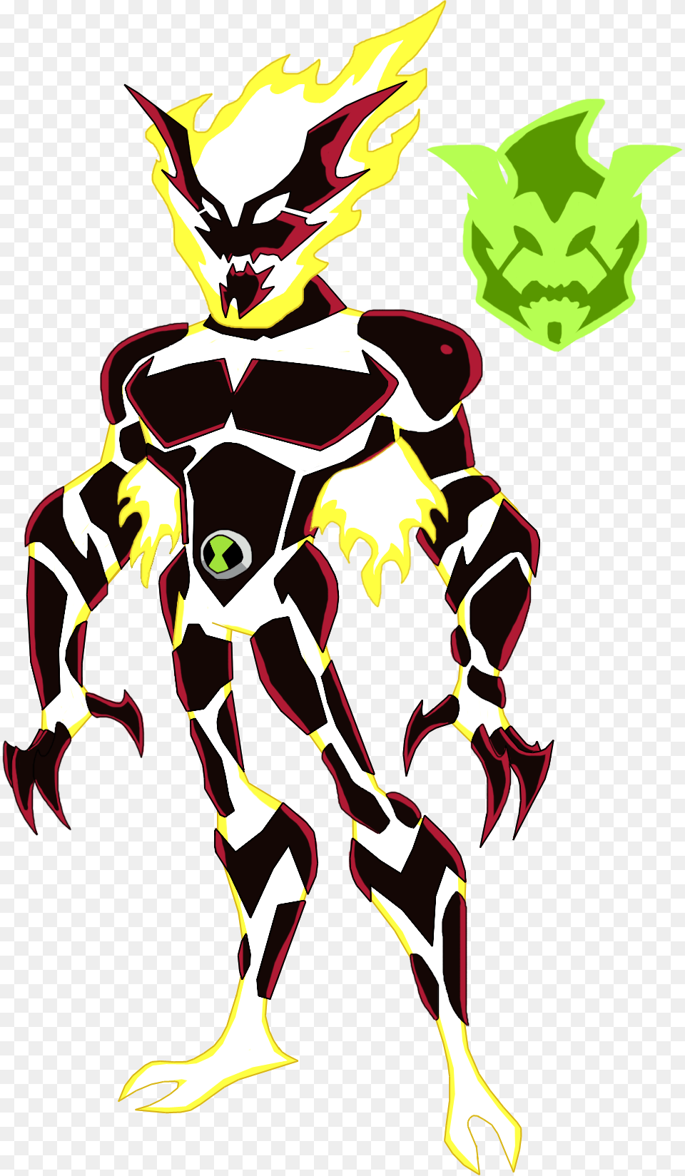 Image Result For Ben 10 Fusions Ben 10 Omniverse Biomnitrix Aliens, Person, Stencil, Art, Animal Free Transparent Png