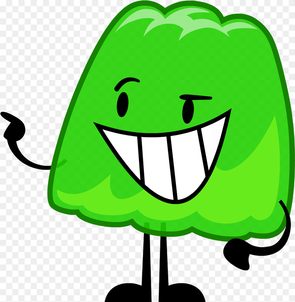 Image Result For Bfdi Character Bomby Bfdi Gelatin, Green Free Png Download