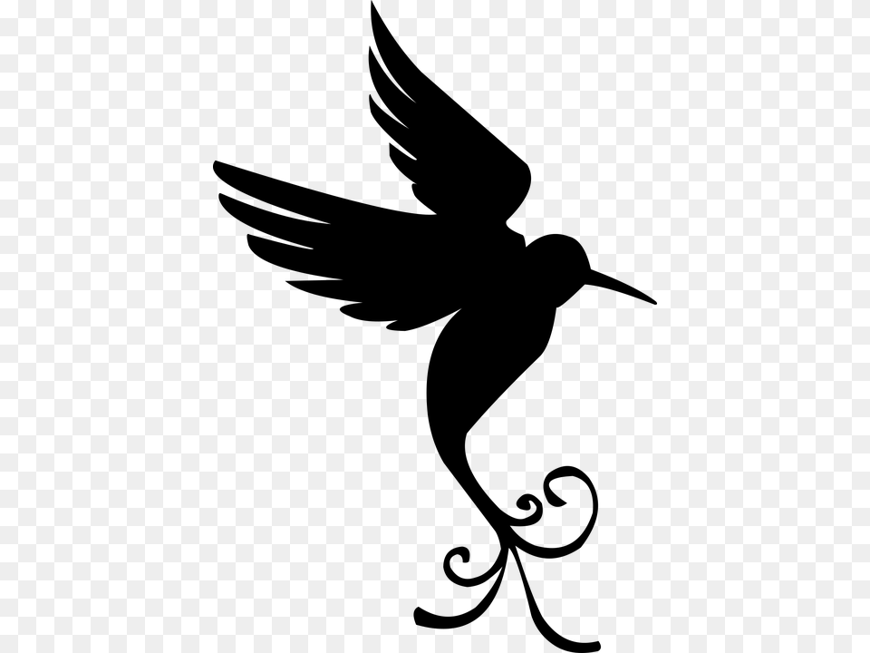 Image Result For Bird Wing Silhouette Bird Silhouette, Gray Free Png