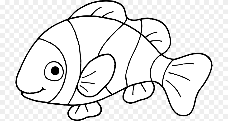Result For Black And White Fish Paintings Of School Children, Aquatic, Water, Baby, Person Png Image
