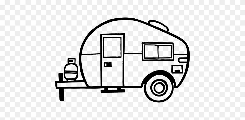 Image Result For Caravane Dessin Images Camp Reset Possible, Vehicle, Van, Transportation, Caravan Free Png