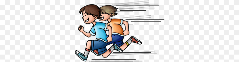 Image Result For Cartoon Running Boy Running Fast, Book, Comics, Publication, Baby Free Transparent Png