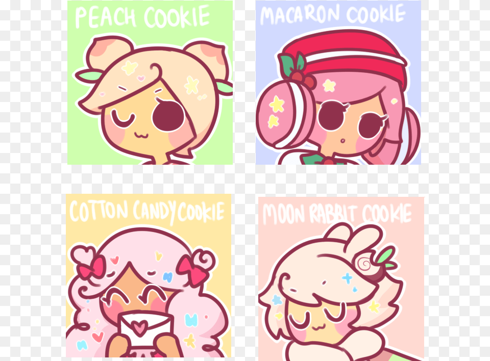 Result For Cookie Run Tumblr Stickers Cookie Run Cotton Candy Cookie, Book, Comics, Publication, Baby Png Image