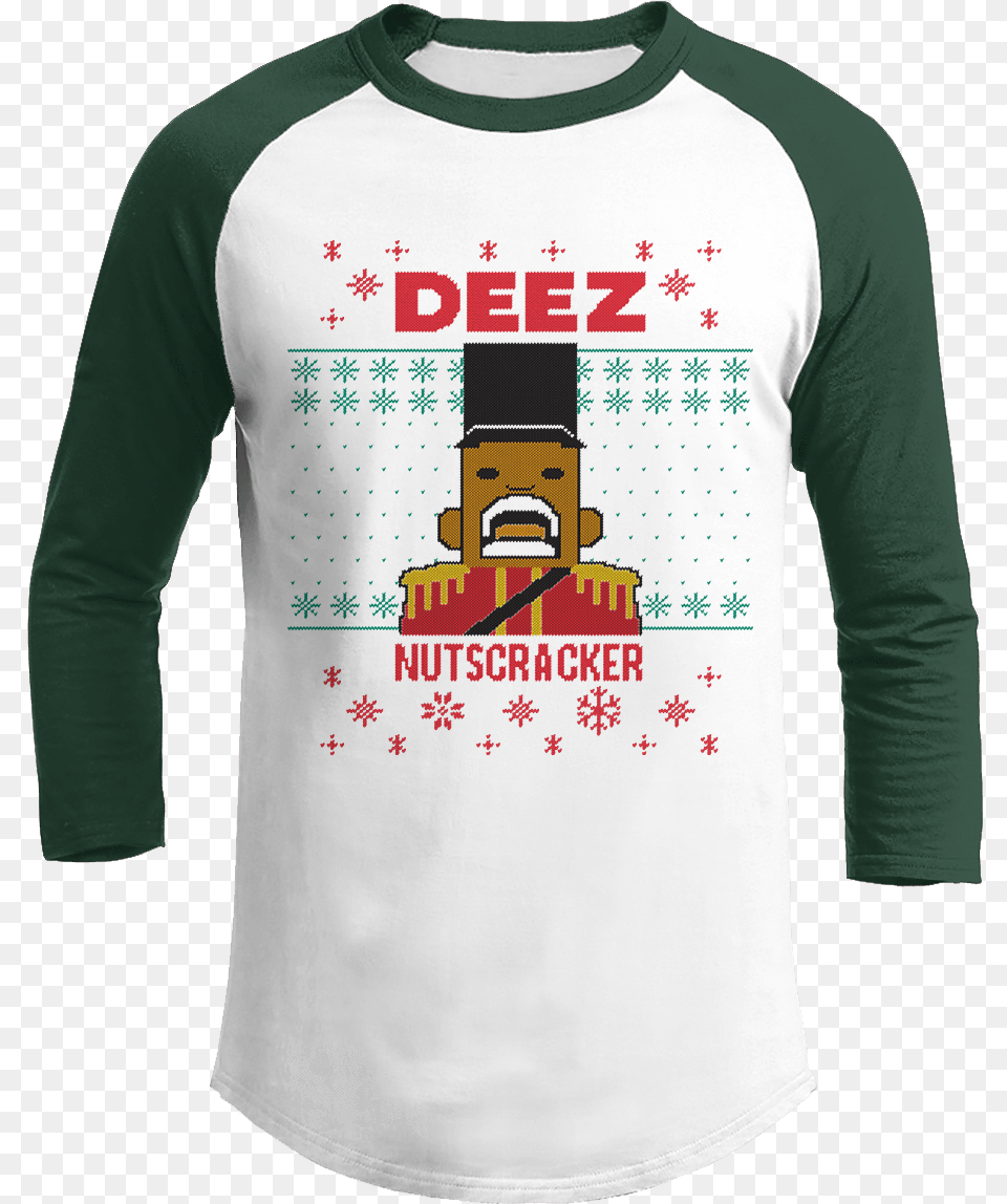 Image Result For Deez Nuts Nutcracker Christmas Nutcracker Sorry Merica39s Full Shirt, Clothing, Long Sleeve, Sleeve, T-shirt Free Png Download