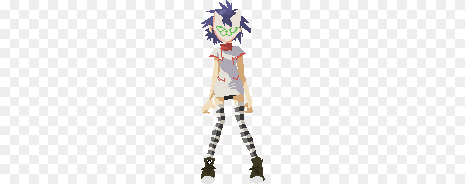 Result For Gorillaz Pixel Gorillaz Art 8 Bit Noodle Gorillaz Pixel, People, Person, Book, Publication Png Image