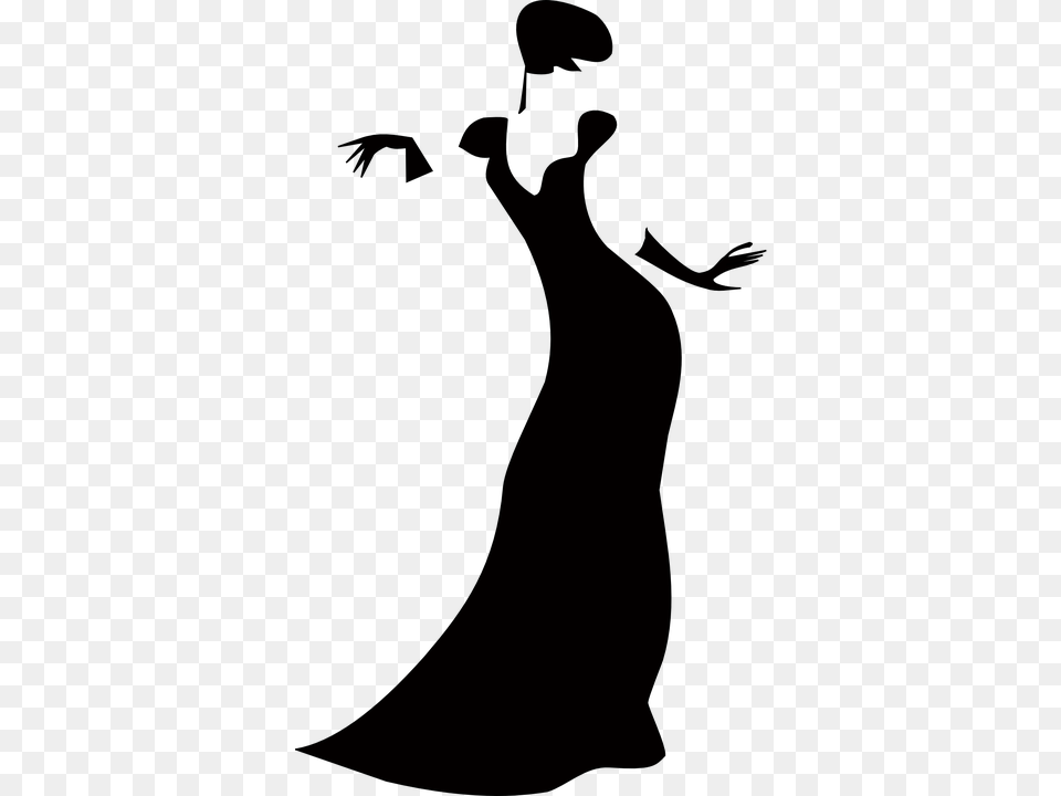 Result For Human Silhouettes Silhouette Art, Clothing, Dress, Fashion, Formal Wear Png Image