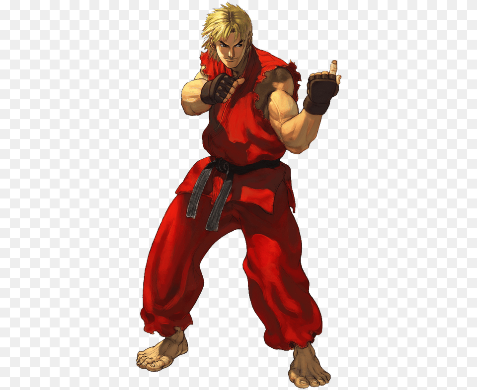 Result For Ken Masters Street Fighter 3rd Strike Art, Person, Clothing, Costume, Sport Png Image