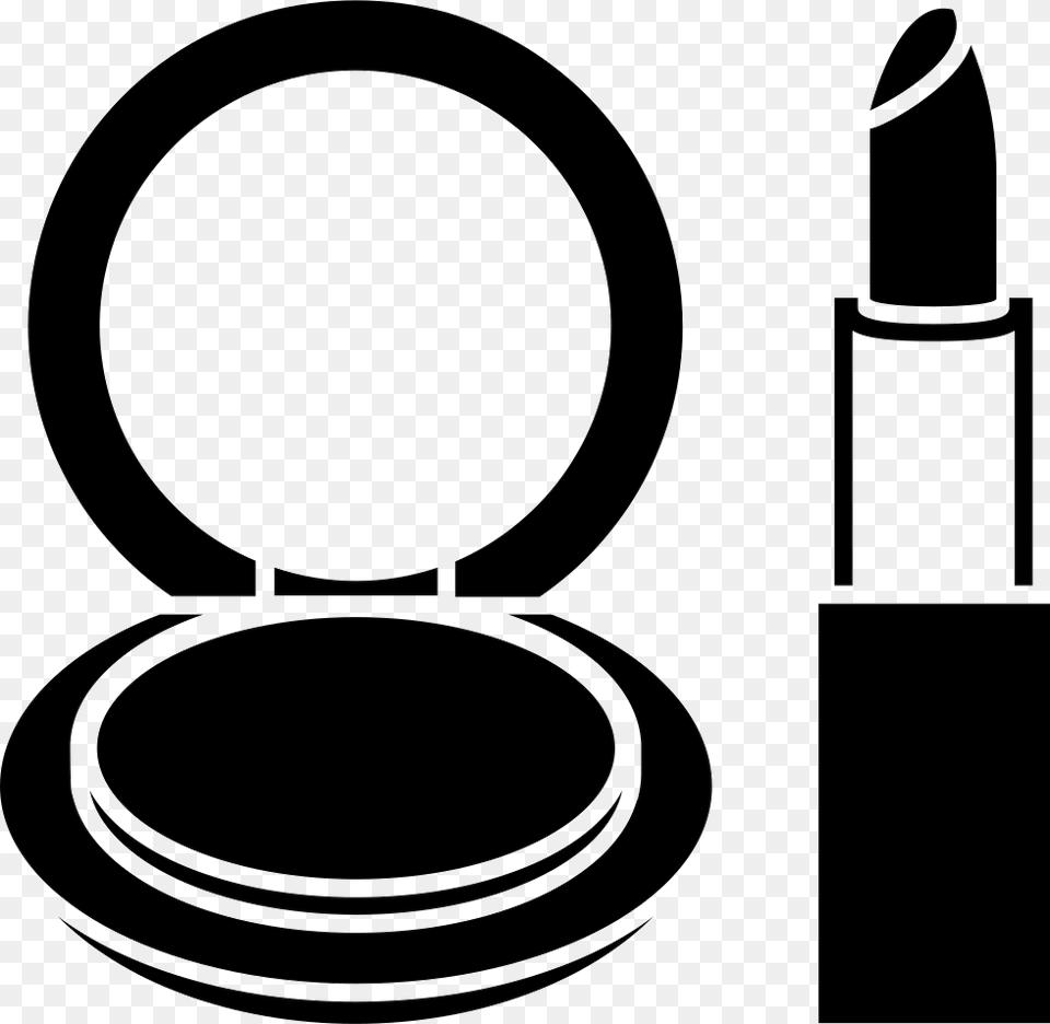 Image Result For Makeup Vector Black And White Hd Wallpaper, Cosmetics, Lipstick, Blade, Dagger Free Png Download