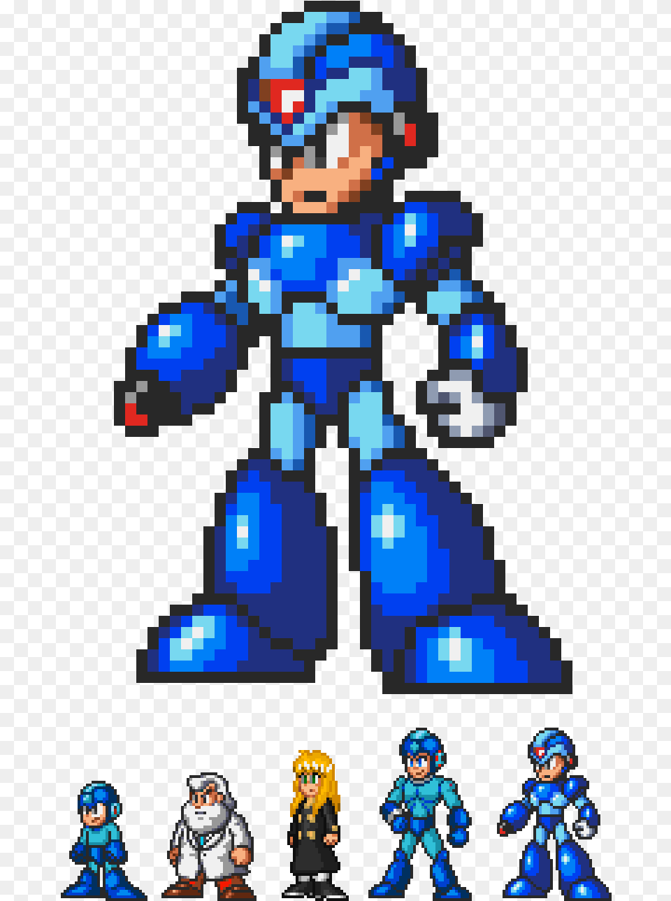 Image Result For Megaman X 32 Bits Sprites 32 Bit 8 Bit Megaman X, Person, Animal, Bird, Game Free Transparent Png