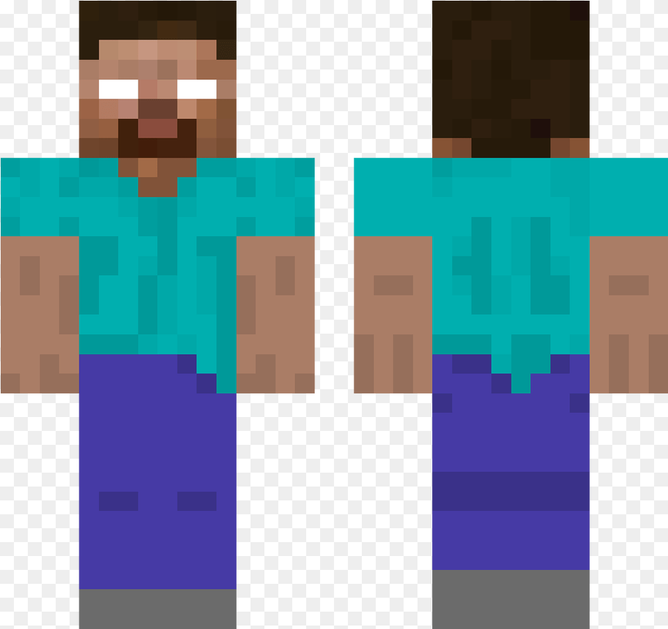 Image Result For Minecraft Herobrine Skin Minecraft Steve 18 Skin Free Png Download