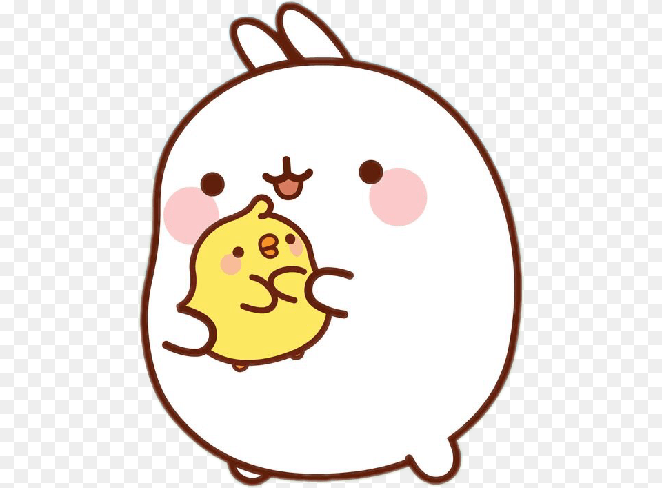 Image Result For Molang Cute Kawaii Cute Kawaii Anime Molang And Piu Piu Molang Book, Bag Free Png