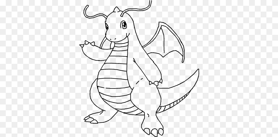 Image Result For Pokemon Dragonite Coloring Pages Pokemon Dragonite Coloring Pages, Gray Png