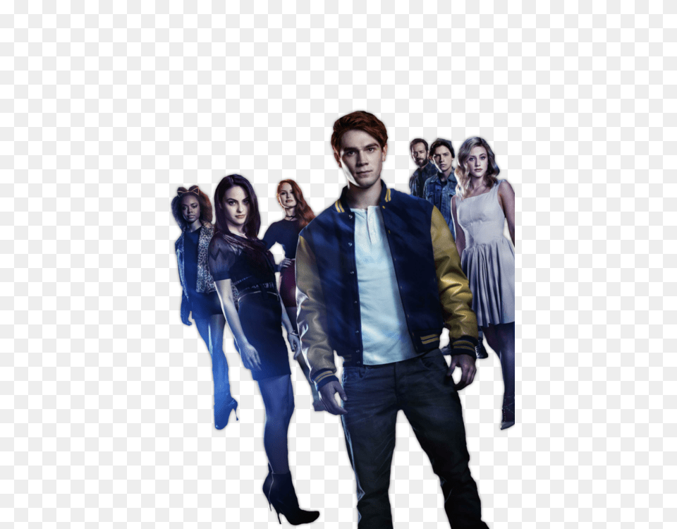 Image Result For Riverdale On We Heart It, Person, Clothing, Coat, People Free Png Download