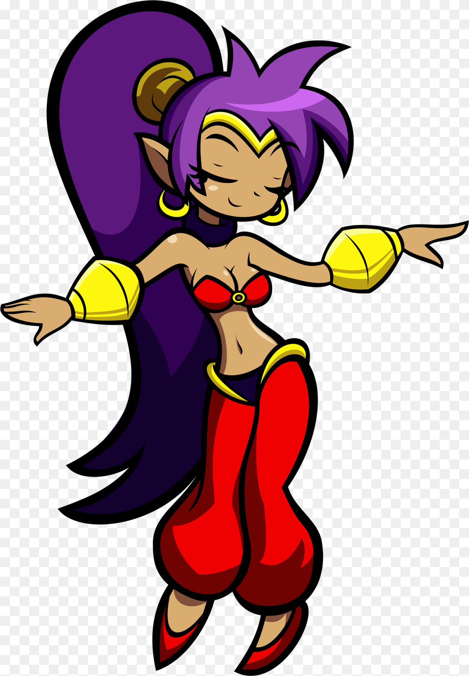 Result For Shantae Shantae Half Genie Hero Dance, Book, Publication, Comics, Adult Png Image