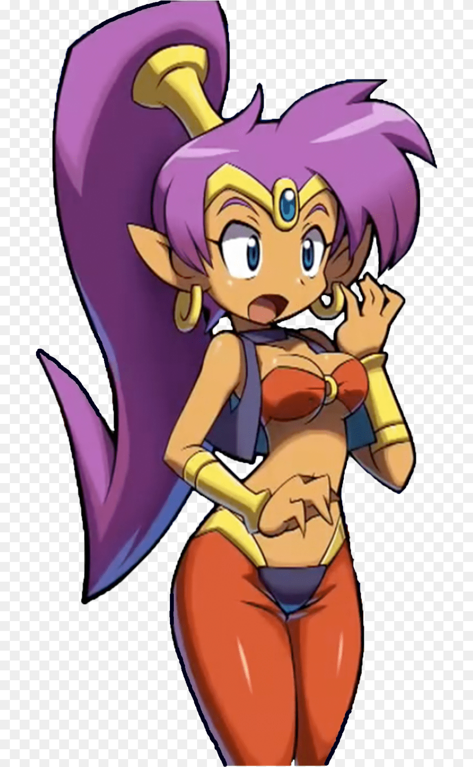 Result For Shantae Shantae Pirates Curse Art, Book, Comics, Publication, Baby Png Image