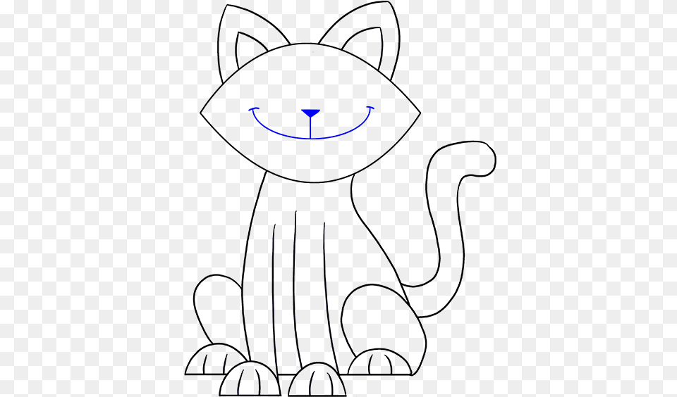 Image Result For Smiling Drawing Image Of A Smiling Cat, Cross, Symbol Free Png Download