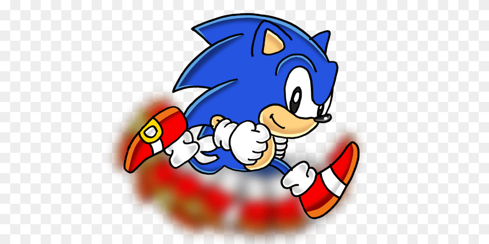 Image Result For Sonic Running Classic Sonic, Baby, Person Free Transparent Png