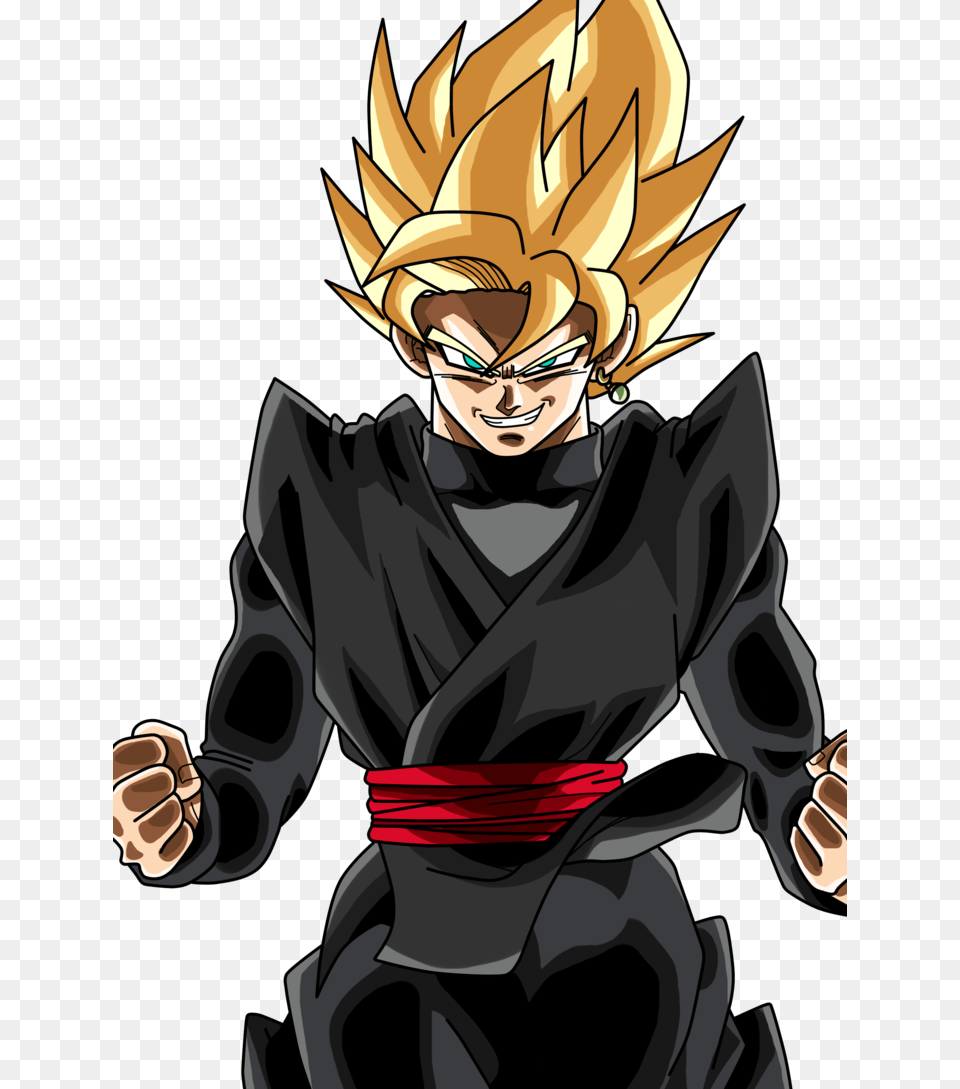 Image Result For Super Saiyan Black Goku Black Goku, Book, Comics, Publication, Person Free Transparent Png