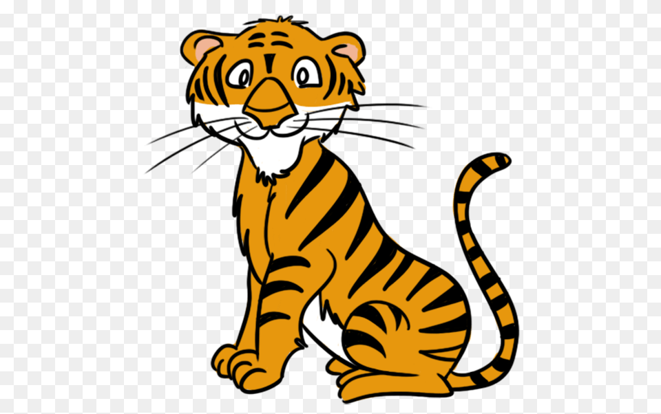 Image Result For Tiger Clip Art Animal Clip Art, Baby, Person, Wildlife, Mammal Free Png Download