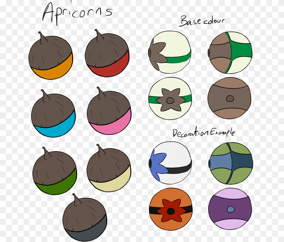 Image Royalty Duality Pokeballs And Apricorns Apricorns Make Which Pokeballs, Food, Nut, Plant, Produce Free Png