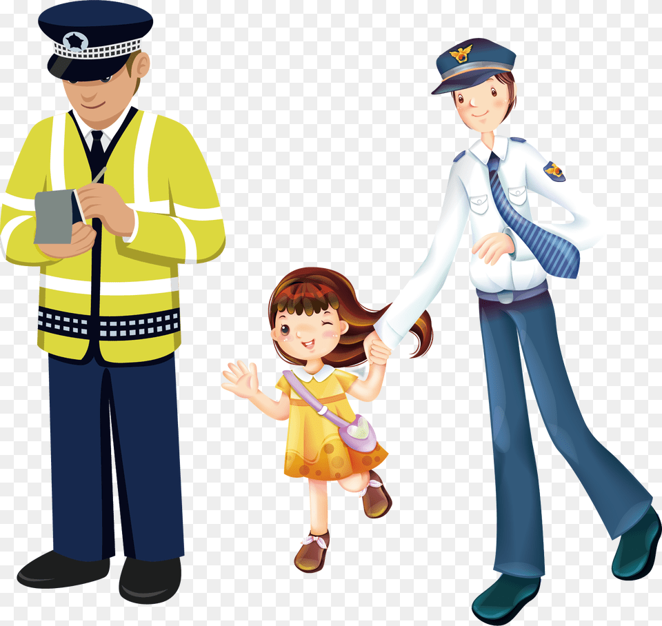Image Royalty Stock Car Alarm Control Traffic Police Man, Male, Adult, Person, Publication Free Transparent Png