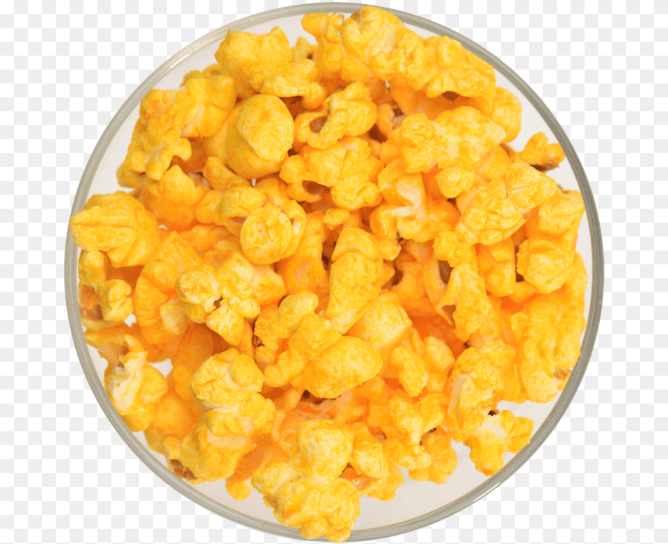 Image Royalty Stock Cheesy Rich Cheddar Original Popcorn With Butter, Plate, Food, Snack Free Transparent Png
