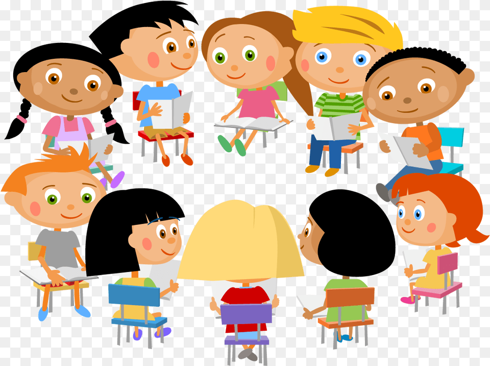 Royalty Free Stock Circle Clipart Child Class Meeting Clip Art, Baby, People, Person, Face Png Image