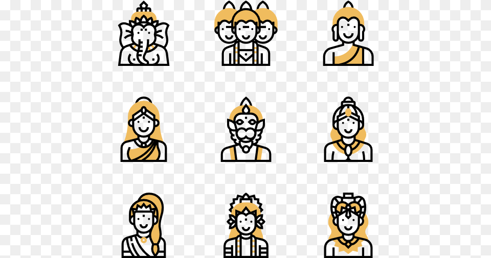 Image Royalty Library Icons Hindu God Icon, Adult, Male, Man, Person Free Png Download