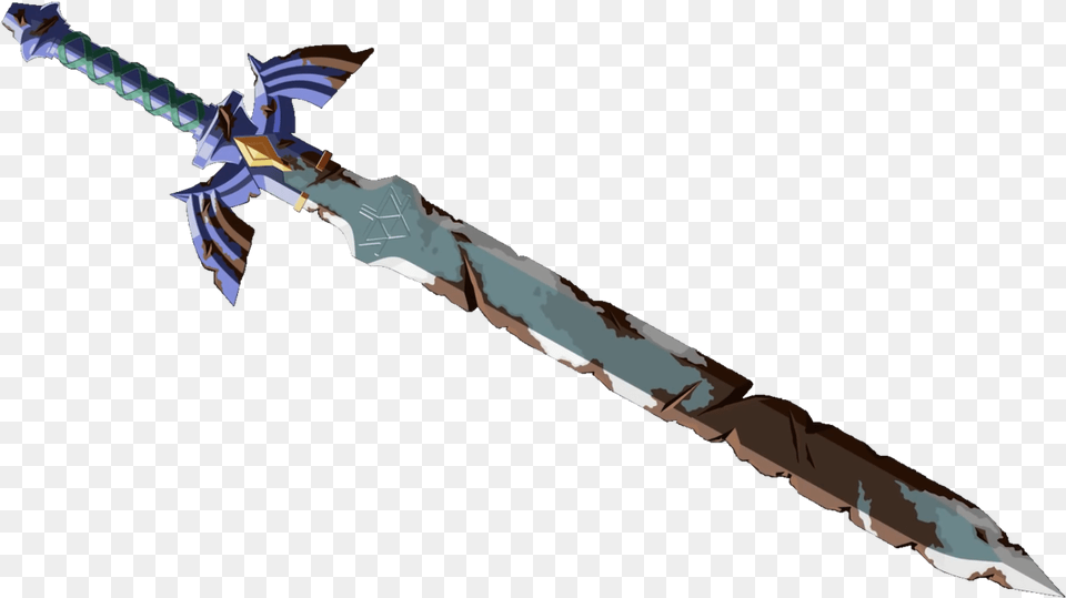 Image Royalty Library Swords Zelda Master Sword Breath Of The Wild, Weapon, Person, Spear Png