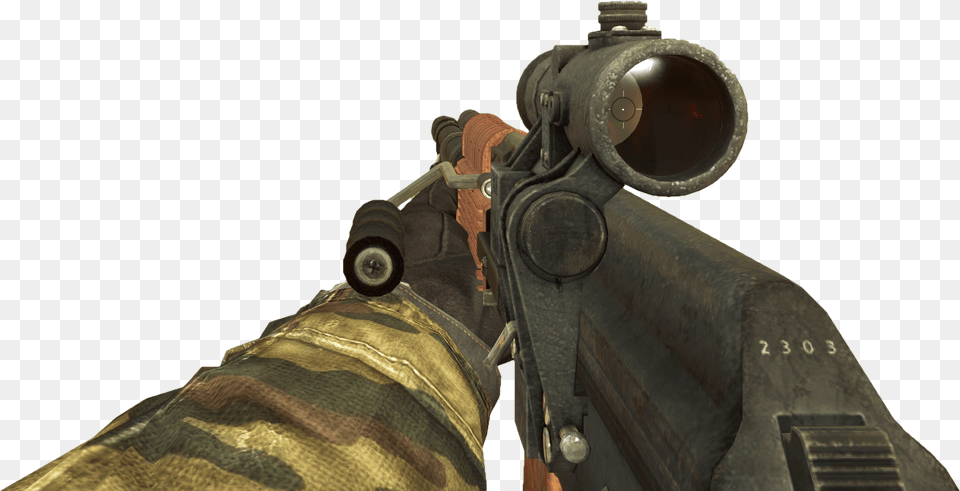 Rpk Acog Scope Bo Call Of Duty Wiki Fandom Call Of Duty, Firearm, Gun, Weapon, Sniper Png Image