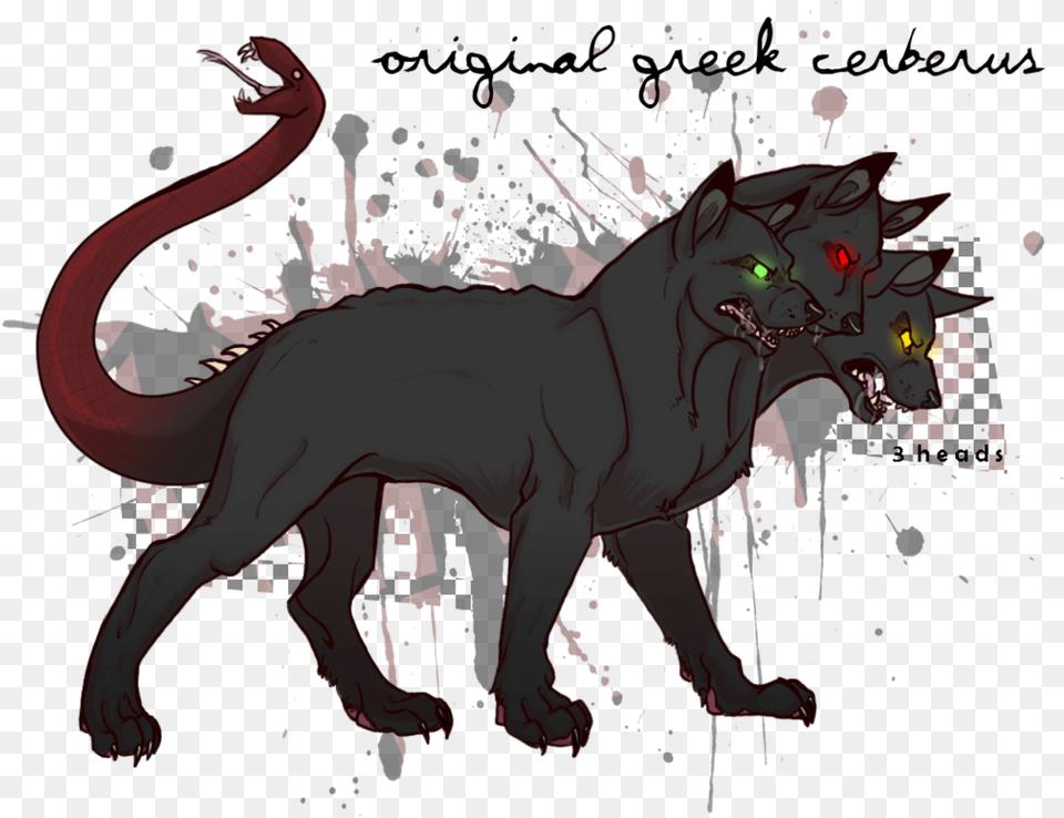 Image Rwby Fanon Cerberus With Snake Tail, Animal, Dinosaur, Reptile Free Transparent Png